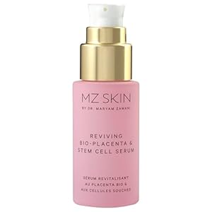 MZ Skin Reviving Bio-Placenta & Stem Cell Serum – Night Treatment for Powerful Rejuvenation, With Peptides, Squalane & Hyaluronic Acid, Perfect For Anti-Aging, Wrinkles & Fine Lines