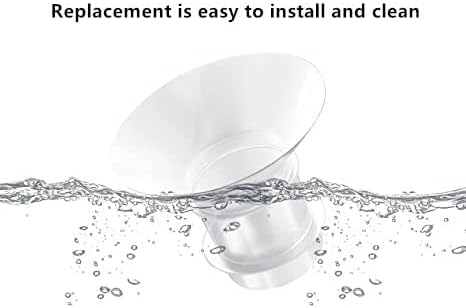 Miniatura 3 de Reemplazo de brida de 0.827 in, adecuado para S9S10S12, escudo de extractor de leche portátilinserto de brida, colector de leche universal de 0.945