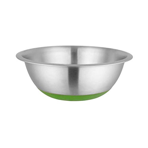 Shri & Sam Stainless Steel Anti Skid, Mixing Bowl,Ferro,Green, 1.1 L