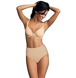 Maidenform Self Expressions Women's Tame Your Tummy Briefs - (Nude, L)