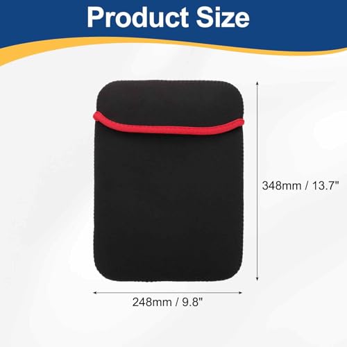 Funda suave para portátil 13.3 pulgadas roja y negra miniatura 2