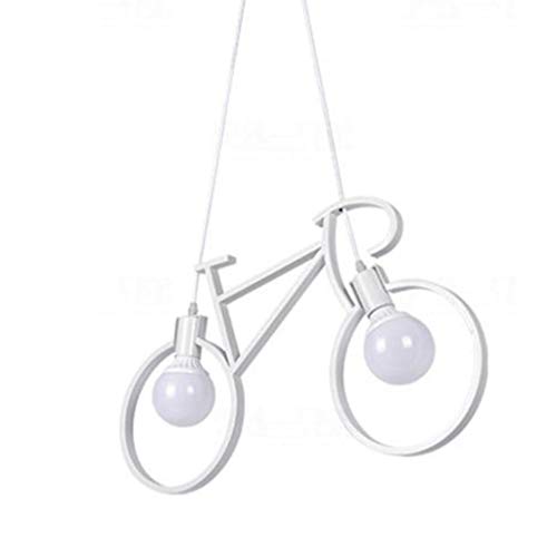 Lustre vélo rétro en fer forgé pour une ambiance bistrot chaleureuse