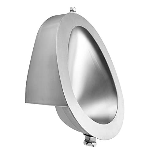 DFEDHF Household Products 304 Stainless Steel Urinal Wall-Mounted Men's Urinal with Automatic Flushing Concealed Toilet Urinal Trough with Drain Pipe Suitable for Family Bathroo