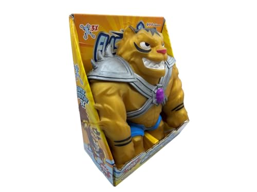 CICABOOM Elastikorps Fighters 16 Cm - Prociox, Figura Elastica Arancione, Si Allunga Fino A 3 Volte, Gioco D'Azione