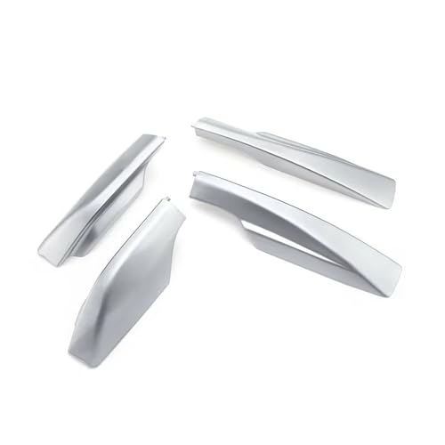 Bacas portaequipajes Reemplazo extremo riel barra equipaje techo para Toyota para RAV4 para XA30 2006-2012 cubierta protectora delantera trasera negra portaequipajes(Silver)