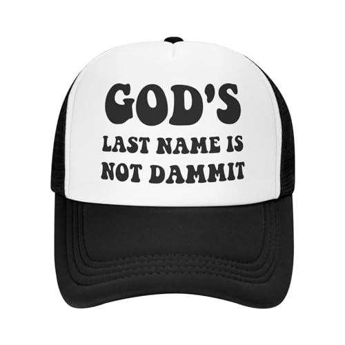 Image of You Find It Offensive? I Find It Funny Trucker Hats for Women Black Men Retro Trucker Black Hats for Men