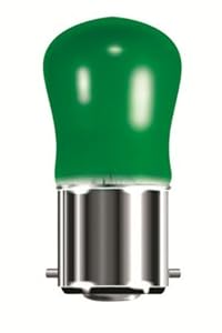 Crompton Lamps SIG15GBV Grüne Glühbirne - 2er Pack