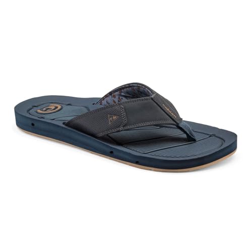 Cobian Men’s Draino 3 Water-friendly Synthetic Suede Strap Flip-Flop Sandals