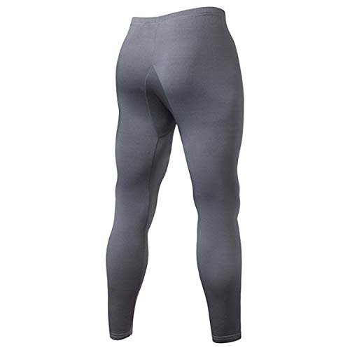 2PCS Mens Winter Warm Ultra-Soft Base Layer Fleece Lined Thermal Top & Bottom Underwear Set3