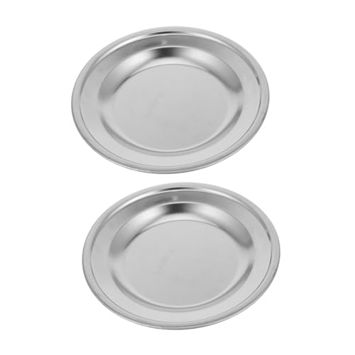 Mobestech 2pcs Stainless Steel Tea Bag Dish Stylish and Functional Organizer for Cabinets Prevents Drips for Home Office Tea House Use