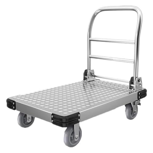 Carretilla plegable de acero para carga pesada 75x48x91 cm miniatura 1