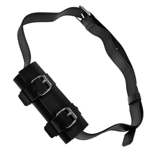 Healifty PU Leather Sword Storage Belt Holder Ergonomic Design for Comfortable Wear Flexible for Fencing and Cosplay Great Present for Sword Enthusiasts