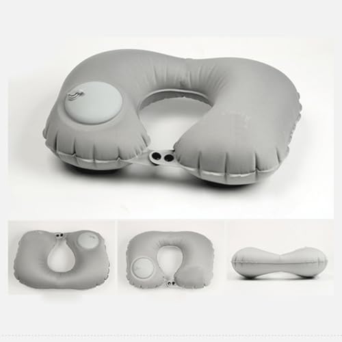 Set 2 Almohadas cervicales 46 cm terciopelo gris miniatura 2
