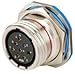 Amphenol Aerospace Jam Nut Connector Receptacle, Size 13, 22 Position, Panel - D38999/24WC35SN-LC