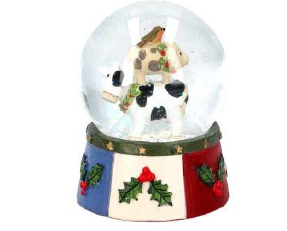 gisela graham New England Farm Animals Medium Snow Dome
