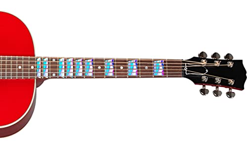 Image of CVANU Guitar Fretboard Sticker Fingerboard Carved Decal Stickers(Trapezium Design) Size(5cm X 17cm)(5cm X 17cm) Multicolor