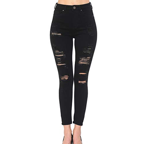 Wax Women's Push-Up 3 Button Skinny True Stretch Jean Butt I Love!