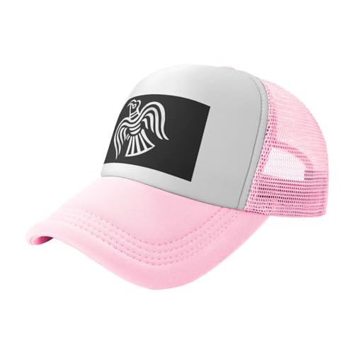 Viking Norse Bird Trucker Hat Snapback Mesh Baseball Cap Unisex
