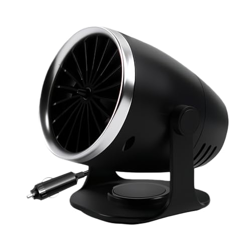 Calefacción para coche, 100 W, descongelante para parabrisas, portátil, para coche, camión, interior y exterior, escritorio, oficina, baño
