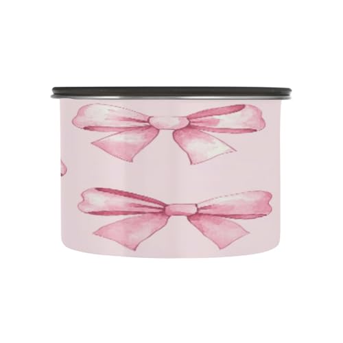 Envase para café hermético acero inox 500ml rosa