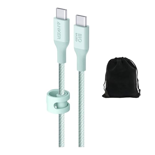 Anker 544 Bio-Nylon USB-C to USB-C Cable 10FT, Eco-Friendly Fast