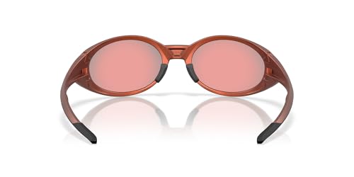 Oakley Men's OO9438 Eyejacket Redux Polarized Rectangular Sunglasses, Fire Orange/Prizm Trail Torch, 58 mm4