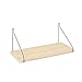NKLL Cuscino Sedia Mensola, Semplice divisorio in Legno pregiato, Decorazione Camera, Ferro Book Shelf Scaffale Privo di Fori Vaso (Size : 50 * 14.8cm)