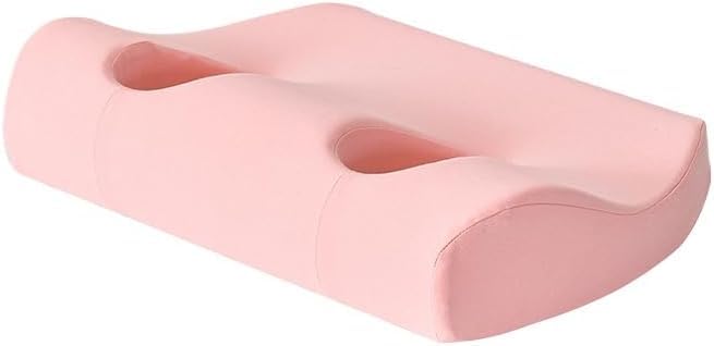 Cuscino Memory Foam Con Foro Per L'Orecchio - Per Chi Dorme Di Lato, Grigio Chiaro - Foto 4