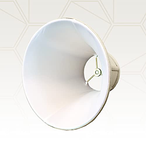 Image of Royal Designs, Inc. BSO-704-14LNBG True Bell Basic Lamp Shade, 7 x 14 x 11.5, Linen Beige