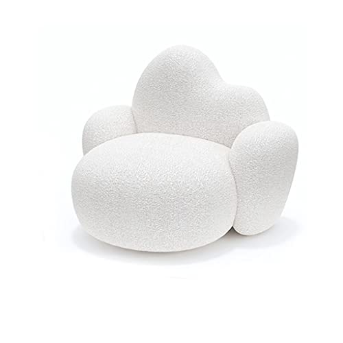 GELASIGE Sofá pequeño moderno para interiores, silla de ocio simple, moderna, creativa, adecuada para sala de estar, dormitorio, salón, sofás pequeños para espacios pequeños (A)