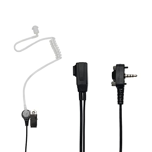 Image of Walkie Talkie Acoustic Tube Earpiece Headset with PTT Mic for Yaesu Vertex Standard VX-261 VX-230 VX-231 VX-298 VX-350 VX-351 VX-180 EVX-531 2 Way Radio 4Pack