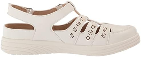 Easy Street Women's Rozene Mary Jane Flat, White, 10 Wide | Image 5