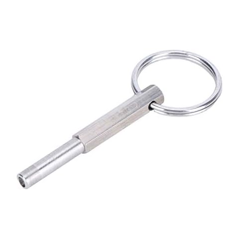 Jopwkuin Opening Repairing Tools, Oval Head Bit Key Stainless Steel Oval Head Screw Pin Bit Bit Bits Open Security Oval Head Screws for Coffee Shops Cover