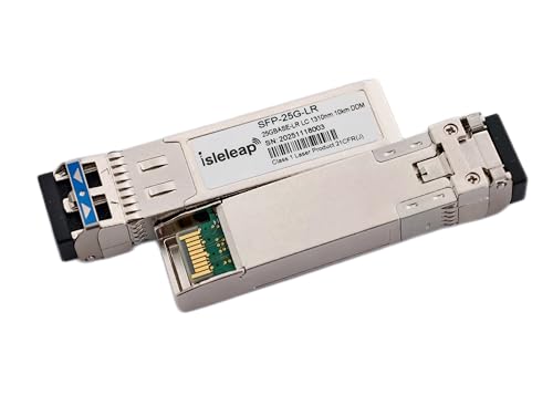 Image of 25G SFP28 SFP+ Transceiver, 25GBase-LR Duplex LC SMF Optical Module for Cisco Arista Juniper and More SFP-25G-LR-S, 1310nm, DDM, up to 10km