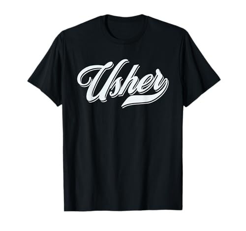 homme garçons Idée cadeau drôle humour prénom pour Usher T-Shirt