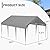 Heavy Duty 10'x20' Carport Canopy - Portable Garage with Waterproof & UV Protection - Durable Outdoor Storage Shed for Cars, Grey