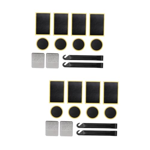 balacoo 2 Sets Bike Tire Repairing Sticker Tire Patch Kit Durable and Easy to Use
