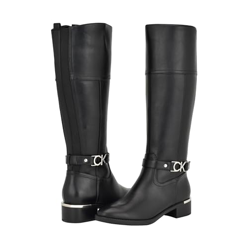 Calvin Klein Women's Daphny Boot, Black 001, 8
