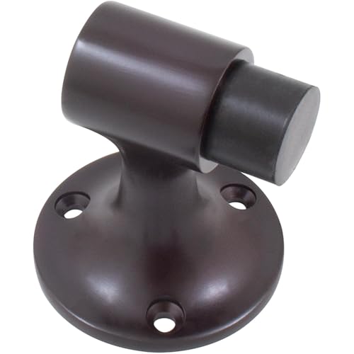 Stone Harbor Hardware Heavy Duty Floor Door Stop, 3 Inches, Oil-Rubbed Bronze