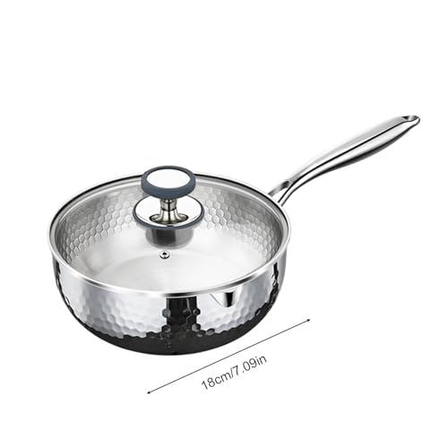Casserole en acier inoxydable avec couvercle faitout - 7
