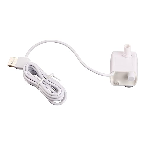 Bomba silenciosa para fuente de agua de mascotas USB 5V miniatura 6