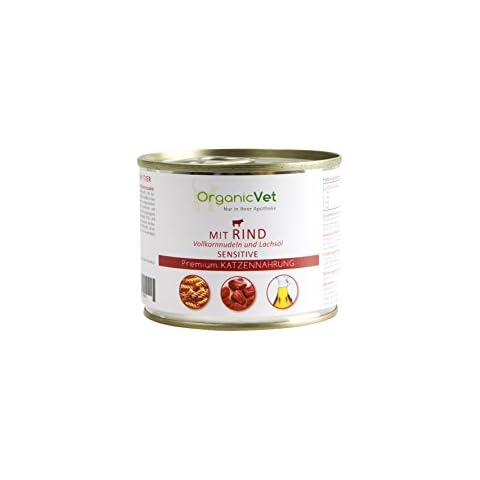 ORGANICVET Katze NassfutterSensitive Sensitive Rind Cover