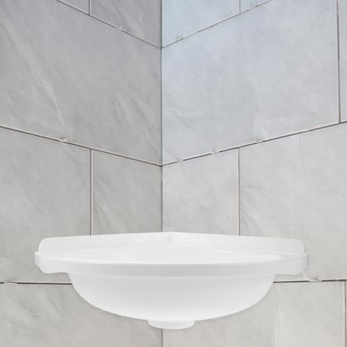 Vasque compacte d'angle murale blanche pour résoudre le manque de place - 8