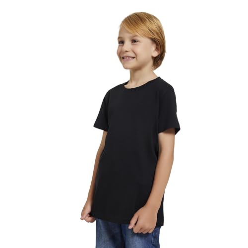 SupaSoft Apparel Kids Personalized Shirt for Boys Girls Youth Custom Tshits 6 to 18 Age Add Your Text Photo Tee4