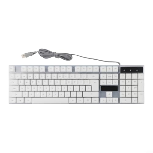 Comoda lunghezza del cavo: dotata di un cavo lungo 5 m, questa tastiera offre opzioni di posizionamento flessibili e una facile connettività al computer o laptop. Dite addio ai cavi corti che limitano i movimenti e godetevi una maggiore libertà di gioco.