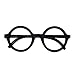 Widmann- Harry Potter Occhiali Studente/Secchione, Colore Nero, 6728H