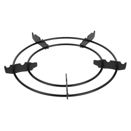 Yardenfun 1Piezas Anillo de Wok Antideslizante de Hierro para Estufa de Gas Soporte Resistente Adaptador para Cocción Segura y Diseño Compacto para de