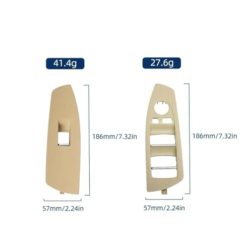 Commande lève-vitre usée sur BMW F01 F02 ? Cache de remplacement blanc