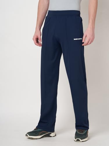 Image of MARK LEUTE Men's Straight Fit Rapid Dry Front Pleated Stretchable Lycra Trackpant