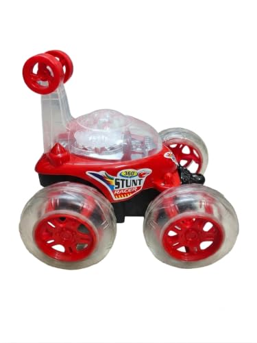 Image of Rechargeable 360 RC Stunt Car for Kids, Red